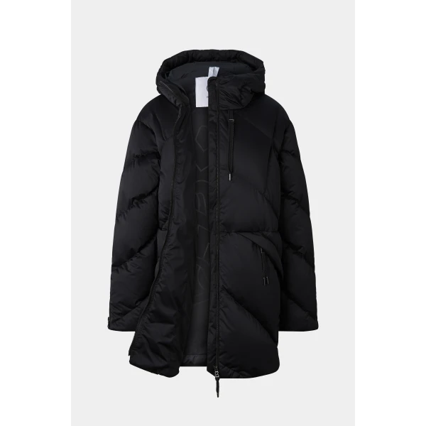 Bogner Glenda Down Parka in Black, view 2 | Coats | Coveti
