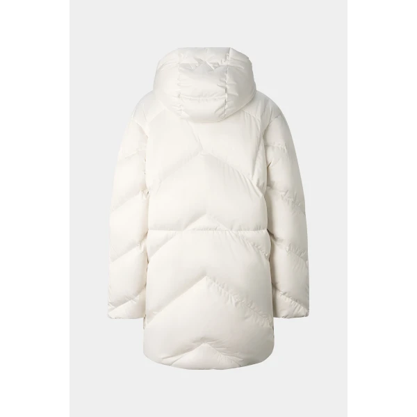 Bogner Glenda Down Parka in Off White, view 3 | Coats | Coveti