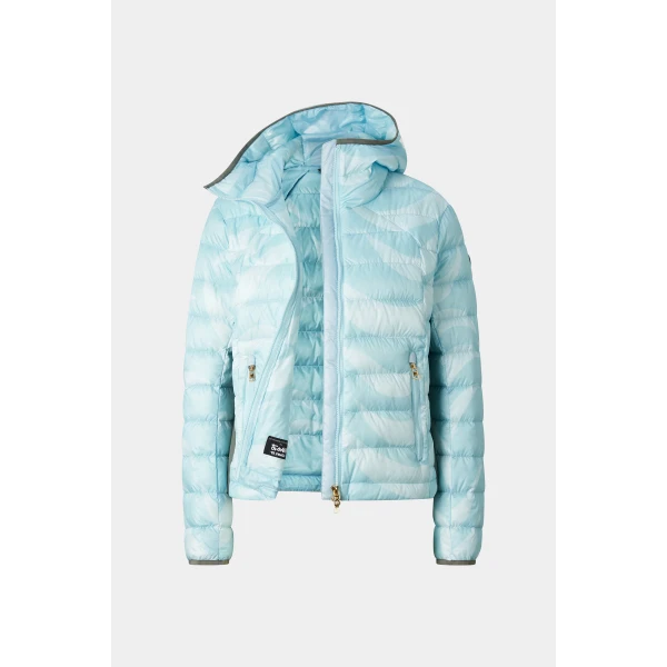 Bogner Hanni Mid-Layer Down Jacket in Light Blue, view 2 | Jackets | Coveti