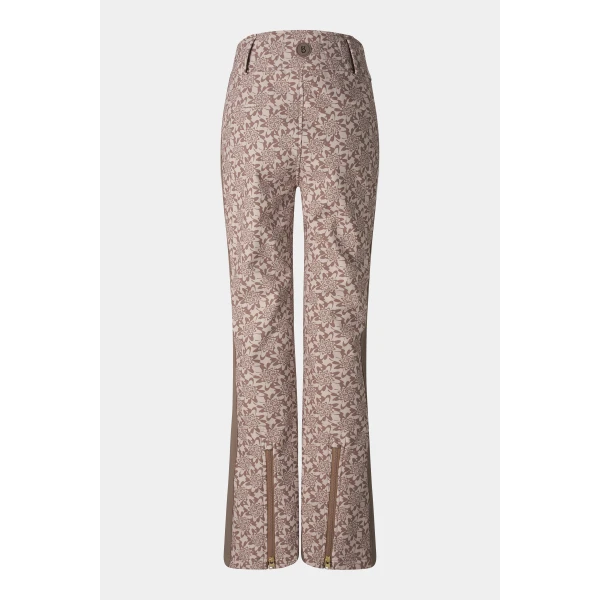 Bogner Haze Softshell Ski Trousers in Hazel and Beige, view 2 | Pants | Coveti