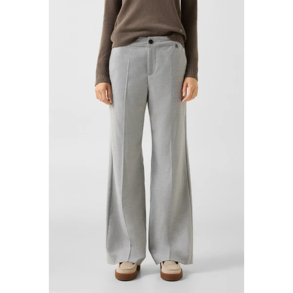 Bogner Hermia Marlene Trousers in Grey, view 3 | Tailored pants | Coveti
