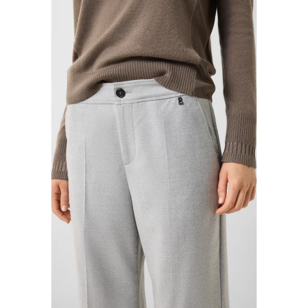 Bogner Hermia Marlene Trousers in Grey, view 6 | Tailored pants | Coveti