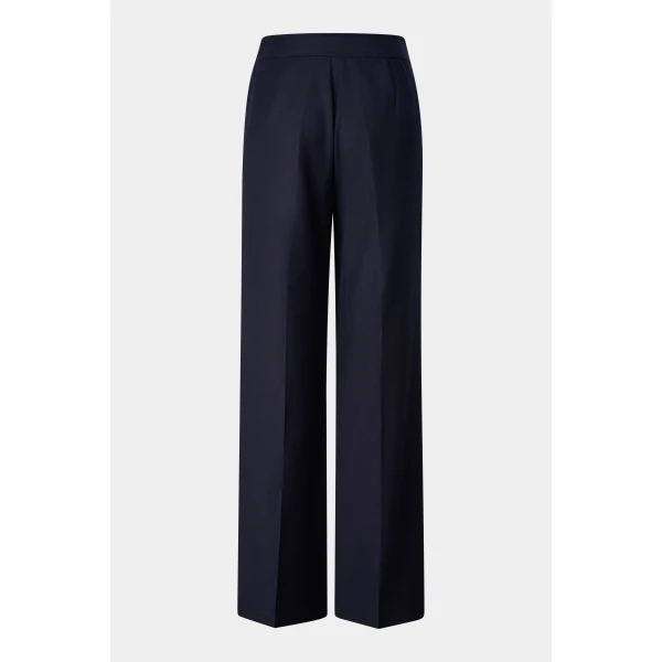 Bogner Hermia Marlene Trousers in Navy, view 2 | Tailored pants | Coveti