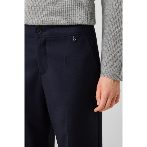 Bogner Hermia Marlene Trousers in Navy, view 6 | Tailored pants | Coveti