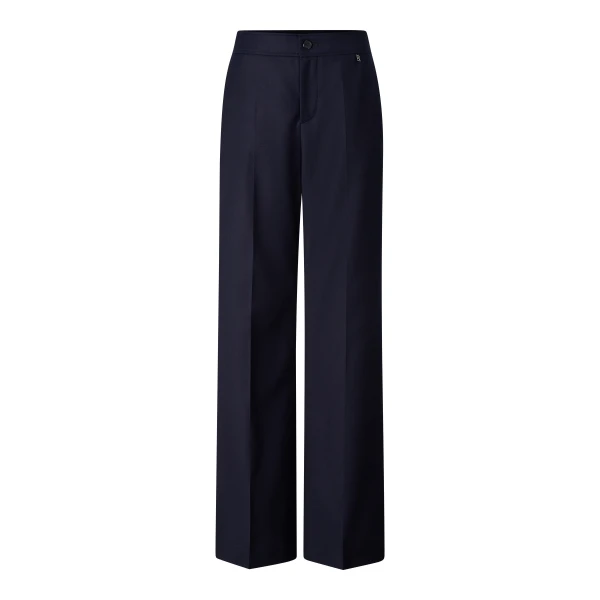 Bogner Hermia Marlene Trousers in Navy | Tailored pants | Coveti