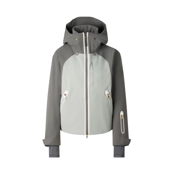 Bogner Hila Ski Jacket in Sage Grey | Jackets | Coveti