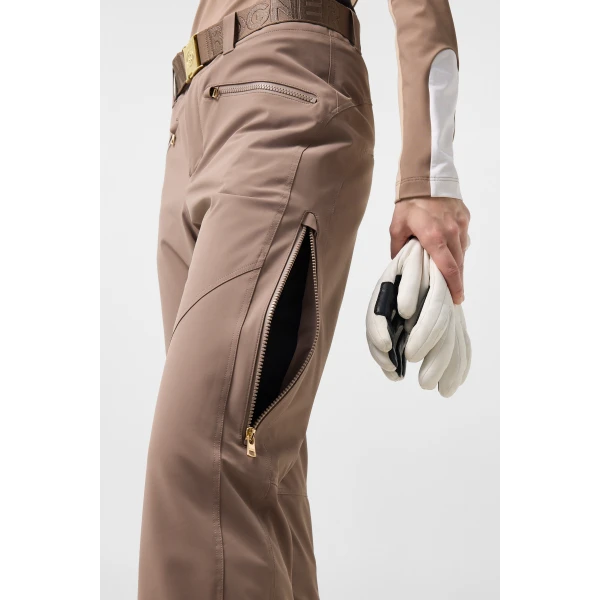 Bogner Ilka Ski Trousers in Taupe, view 6 | Pants | Coveti