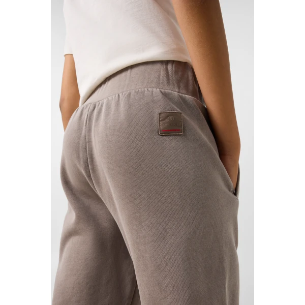 Bogner Ilmi Cotton Joggers in Taupe, view 6 | Sweatpants | Coveti