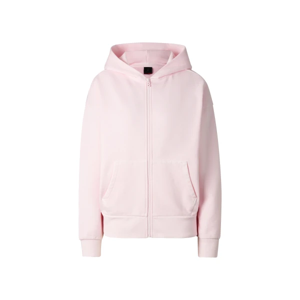 Bogner Ilona Cotton Hoodie Jersey Jacket in Pink | Hoodies | Coveti