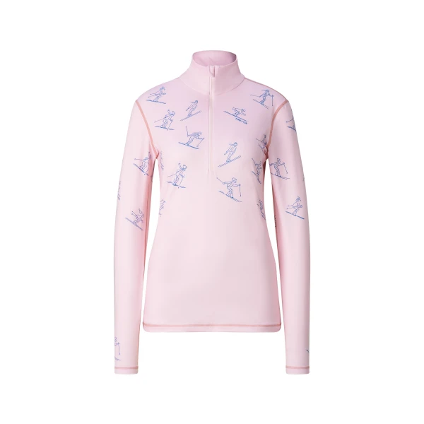 Bogner Ilvy First Layer in Pink and Blue | Long Sleeve | Coveti