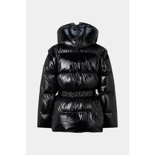 Bogner Inez 2-In-1 Down Jacket in Black, view 3 | Jackets | Coveti