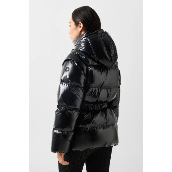 Bogner Inez 2-In-1 Down Jacket in Black, view 5 | Jackets | Coveti