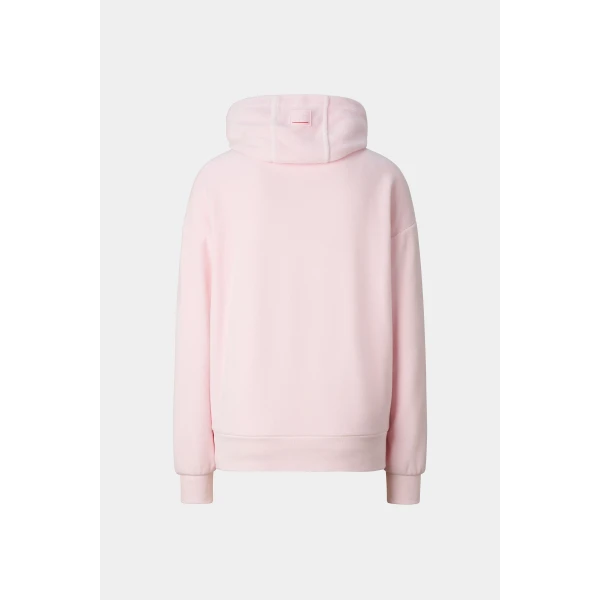 Bogner Iva Fleece Hoodie in Pink, view 2 | Hoodies | Coveti