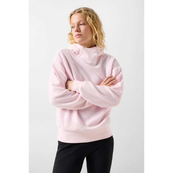 Bogner Iva Fleece Hoodie in Pink, view 3 | Hoodies | Coveti