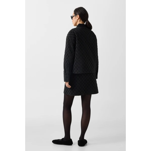 Bogner Janita Bomber Jacket in Black, view 5 | Jackets | Coveti