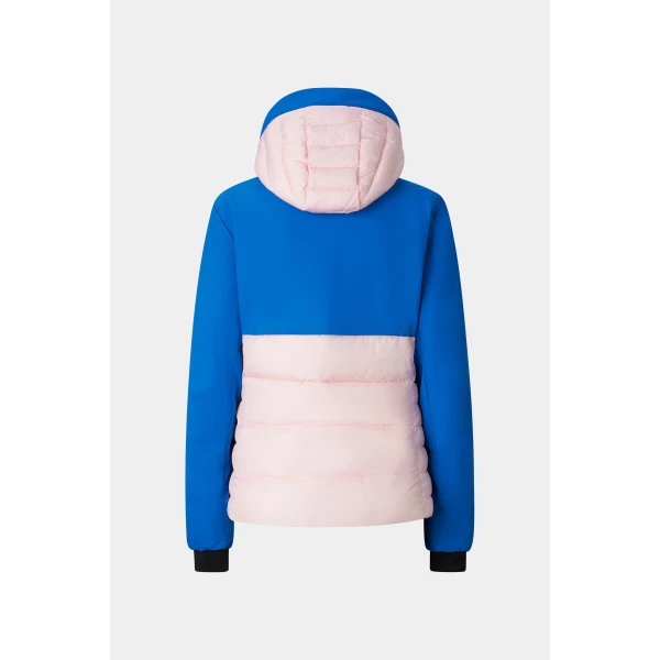 Bogner Janka Ski Jacket in Blue and Pink, view 3 | Jackets | Coveti