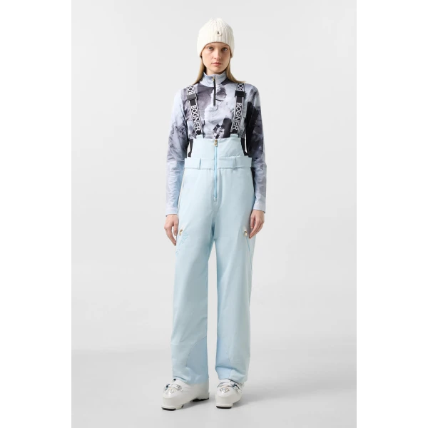 Bogner Jila Ski Dungarees in Light Blue, view 5 | Pants | Coveti