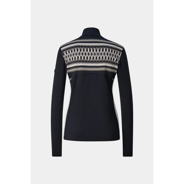 Bogner Joalyn First Layer in Black and Beige, view 2 | Long Sleeve | Coveti