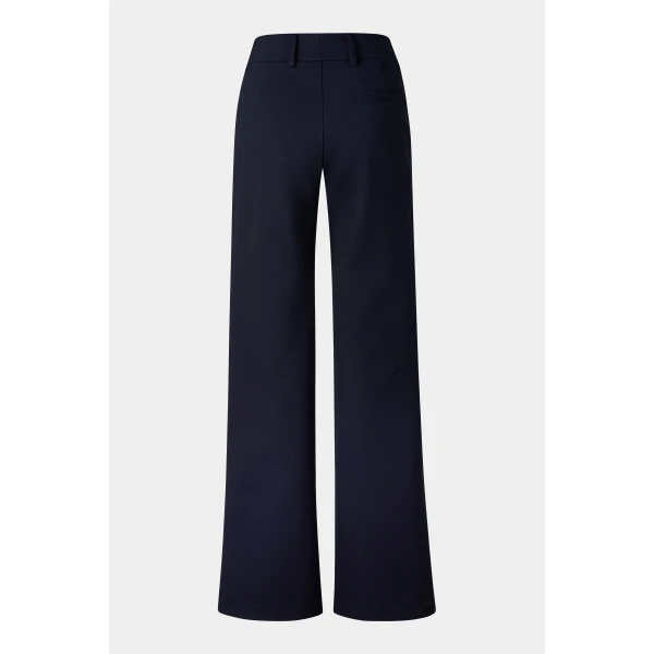 Bogner Jody Jersey Trousers in Navy, view 2 | Tailored pants | Coveti