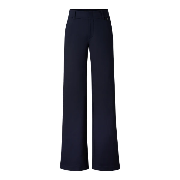 Bogner Jody Jersey Trousers in Navy | Tailored pants | Coveti