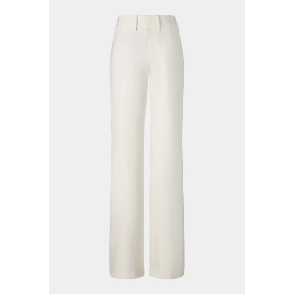 Bogner Jody Jersey Trousers in Off White, view 2 | Tailored pants | Coveti