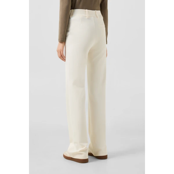 Bogner Jody Jersey Trousers in Off White, view 4 | Tailored pants | Coveti