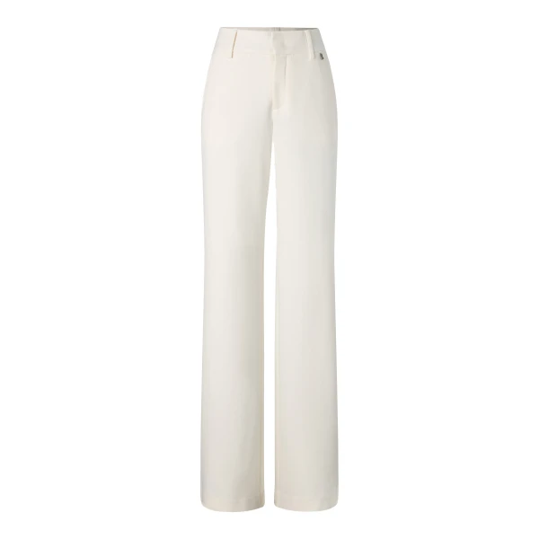 Bogner Jody Jersey Trousers in Off White | Tailored pants | Coveti