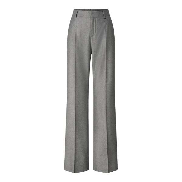 Bogner Jody Virgin Wool Trousers in Grey | Tailored pants | Coveti