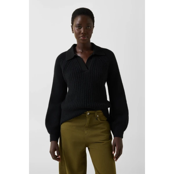 Bogner Jordy Yak Jumper in Black, view 3 | Sweaters | Coveti