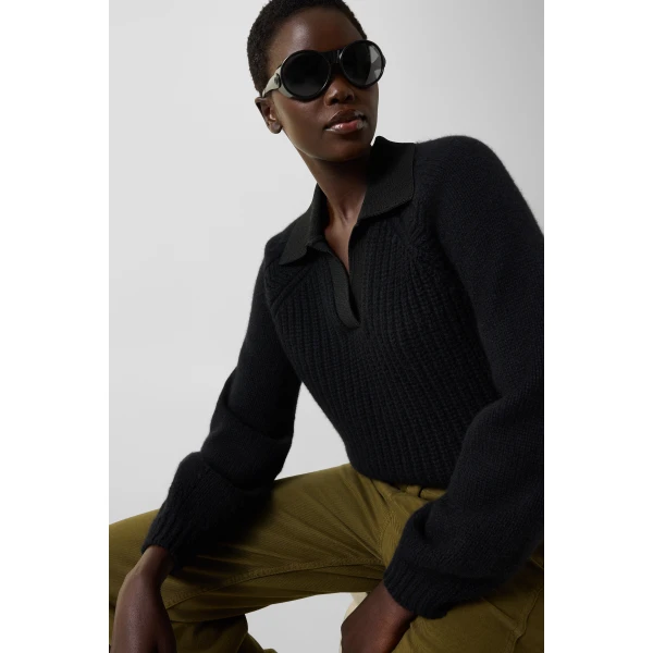 Bogner Jordy Yak Jumper in Black, view 6 | Sweaters | Coveti