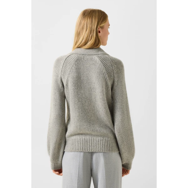 Bogner Jordy Yak Jumper in Light Grey, view 4 | Sweaters | Coveti