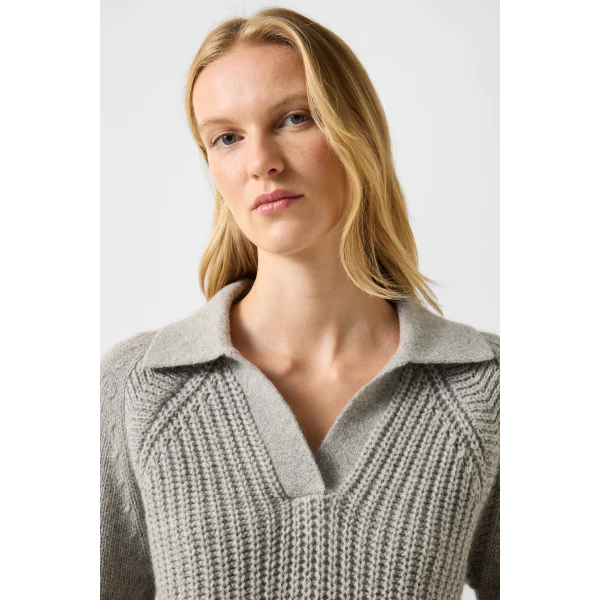 Bogner Jordy Yak Jumper in Light Grey, view 6 | Sweaters | Coveti