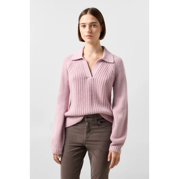 Bogner Jordy Yak Jumper in Rose, view 3 | Sweaters | Coveti