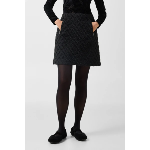 Bogner Joselyn's Skirt in Black, view 3 | Midi Skirts | Coveti