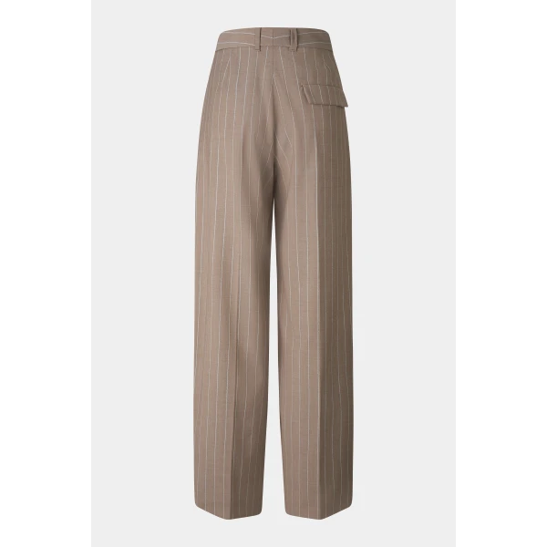 Bogner Joya Virgin Wool Trousers in Camel, view 2 | Tailored pants | Coveti