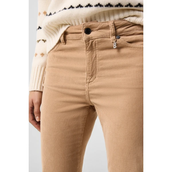 Bogner Julie Corduroy Trousers in Camel, view 6 | Tailored pants | Coveti