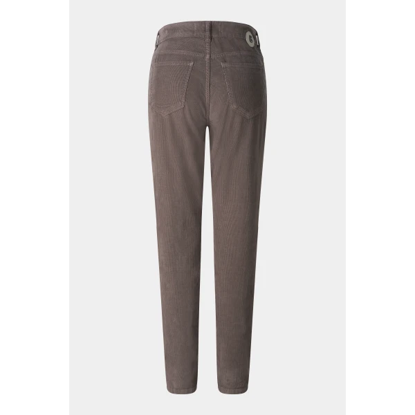 Bogner Julie Corduroy Trousers in Grey-Brown, view 2 | Tailored pants | Coveti