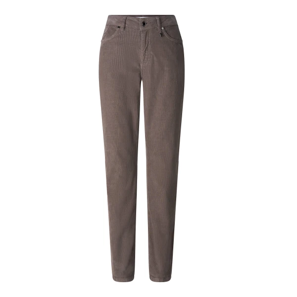 Bogner Julie Corduroy Trousers in Grey-Brown | Tailored pants | Coveti