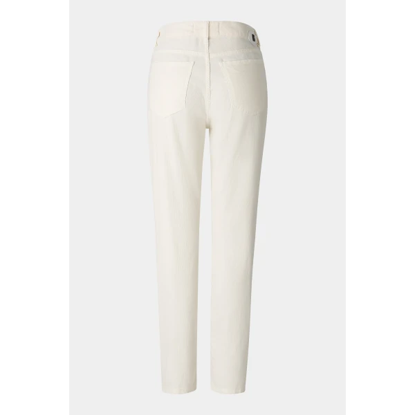 Bogner Julie Corduroy Trousers in Off White, view 2 | Tailored pants | Coveti
