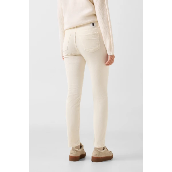 Bogner Julie Corduroy Trousers in Off White, view 4 | Tailored pants | Coveti