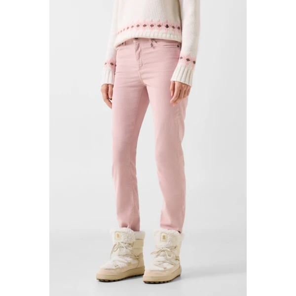 Bogner Julie Corduroy Trousers in Rose, view 3 | Tailored pants | Coveti