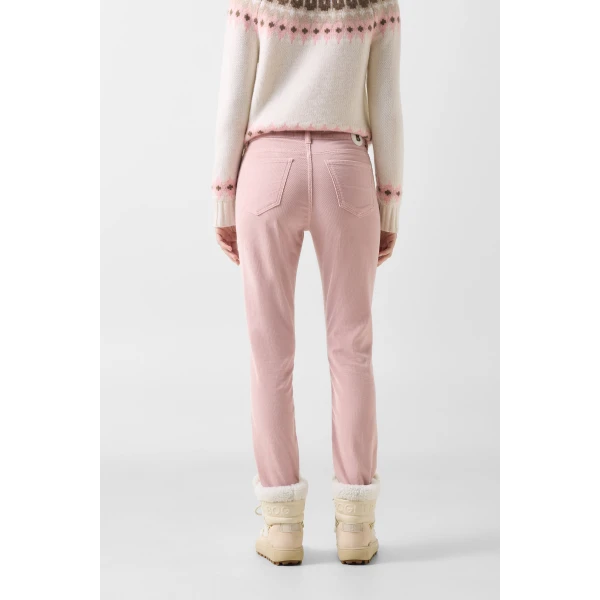Bogner Julie Corduroy Trousers in Rose, view 4 | Tailored pants | Coveti