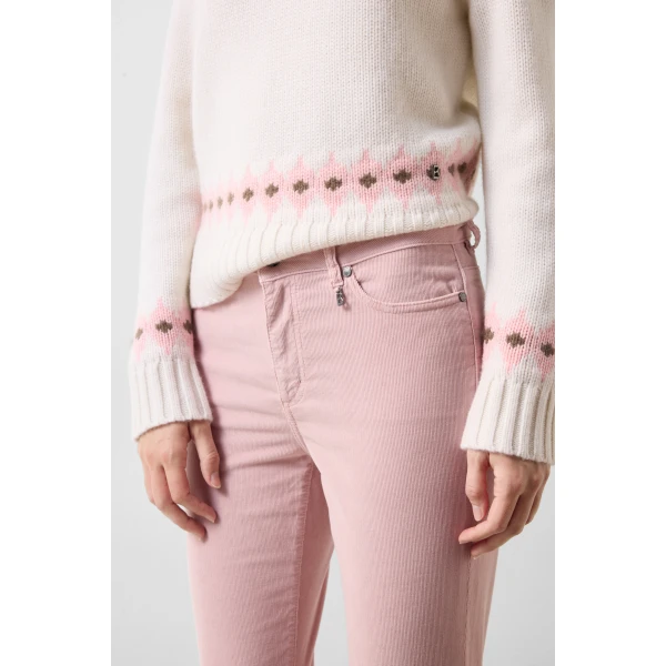 Bogner Julie Corduroy Trousers in Rose, view 6 | Tailored pants | Coveti