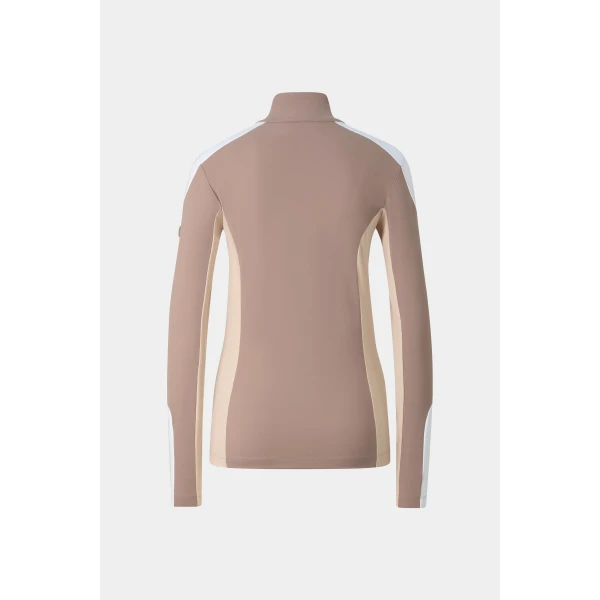 Bogner Julika First Layer in Hazel, Beige and White, view 2 | Long Sleeve | Coveti