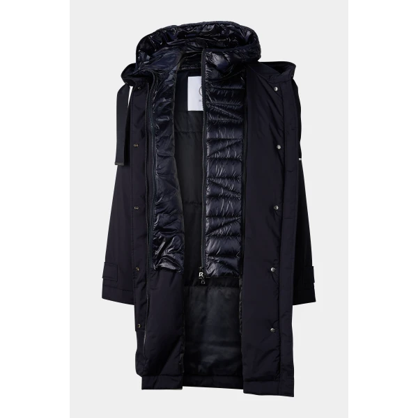 Bogner Kaja Coat in Navy, view 2 | Coats | Coveti