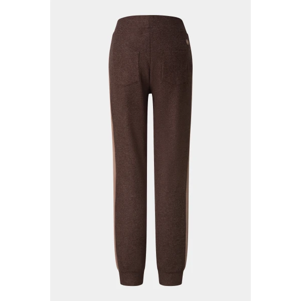Bogner Katalin Flannel Trousers in Dark Brown, view 2 | Sweatpants | Coveti