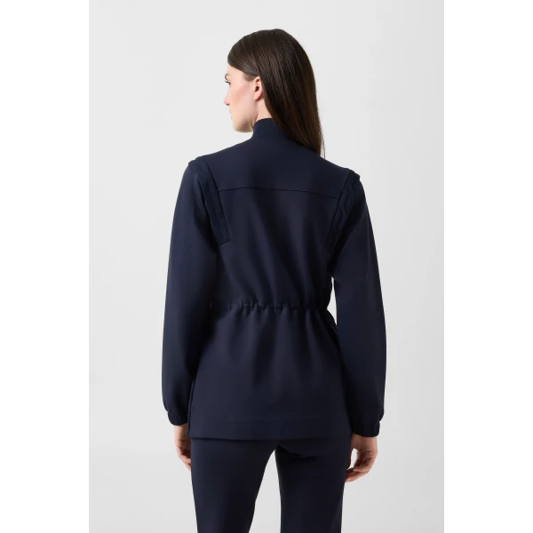 Bogner Katalina Jersey Jacket in Navy, view 4 | Hoodies | Coveti
