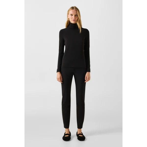 Bogner Katinka Long-Sleeved Top in Black, view 5 | Long Sleeve | Coveti