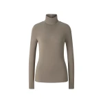 Bogner Katinka Long-Sleeved Top in Grey-Brown | Long Sleeve | Coveti