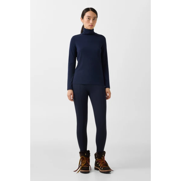 Bogner Katinka Long-Sleeved Top in Navy, view 5 | Long Sleeve | Coveti
